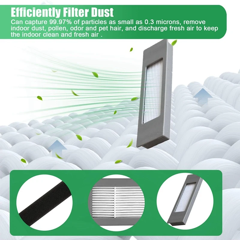 Ensemble de pièces d'aspirateur pour Yeedi Vac 2 Pro, Vac Max, Vac Hybrid, station Vac, Ecovacs T8, N8, N8 Pro