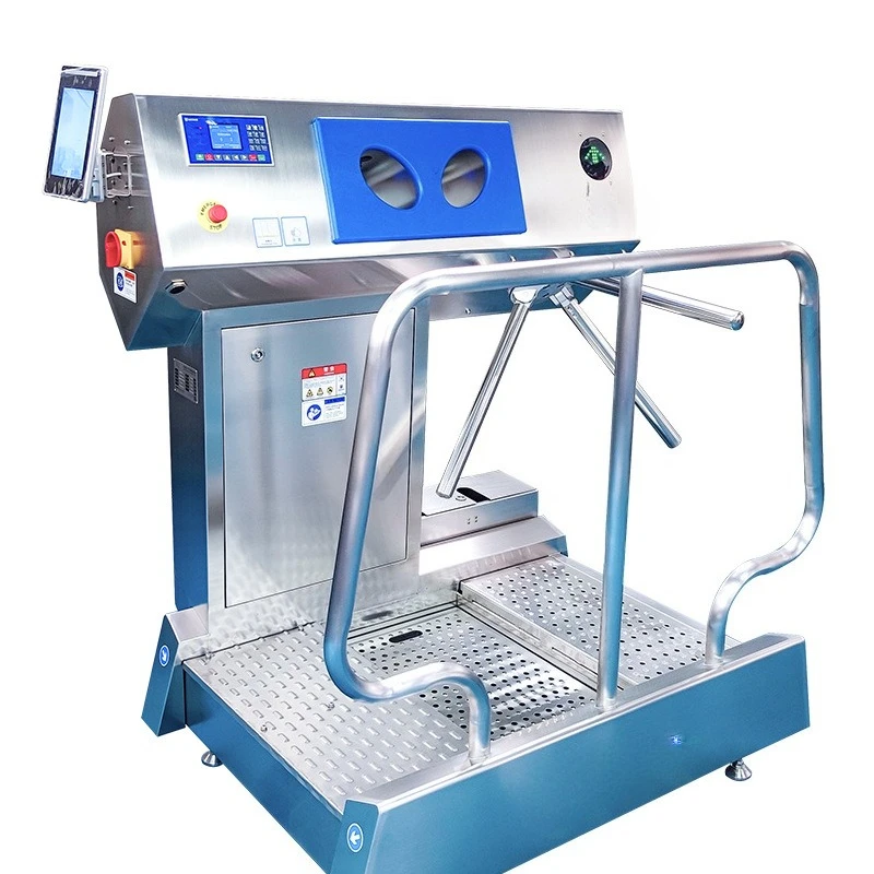 Food workshop entrance cleaning machine automatic induction personnel hygiene hand disinfection shoes