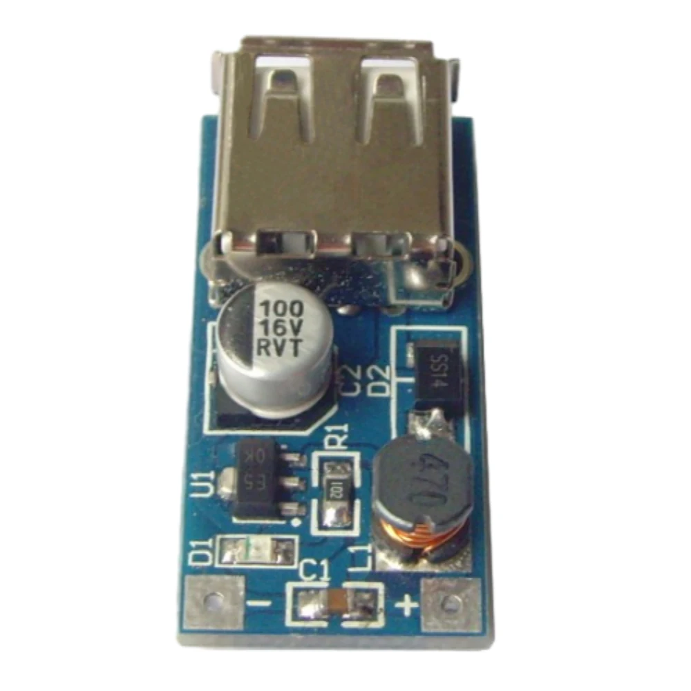 

DC-DC Converter USB Step-up Power Supply Module DC0.9V~5V to DC5V Boost Power Supply Board with Led Display