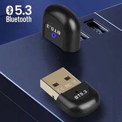 USB Bluetooth 5.3 Adapter Bluetooth USB Transmitter Speakers Keyboard Mouse Printer Receiver for PC Win 7/8/10/11