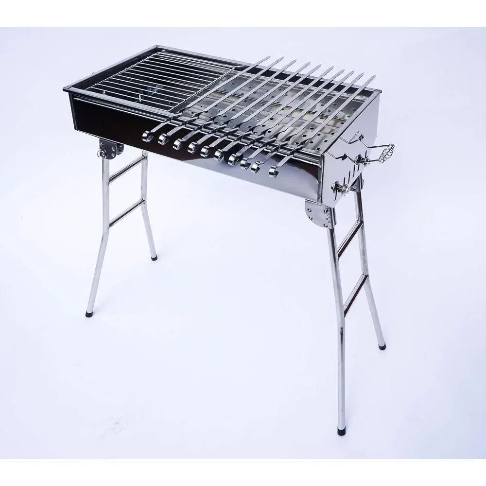 

НЕРЖАВЕЮЩАЯ СТАЛЬ ШАРКАЛЬНАЯ ГРИЛЬ MANGAL SHISH KABAB KABOB BBQ BARBECUE SHASHLIK