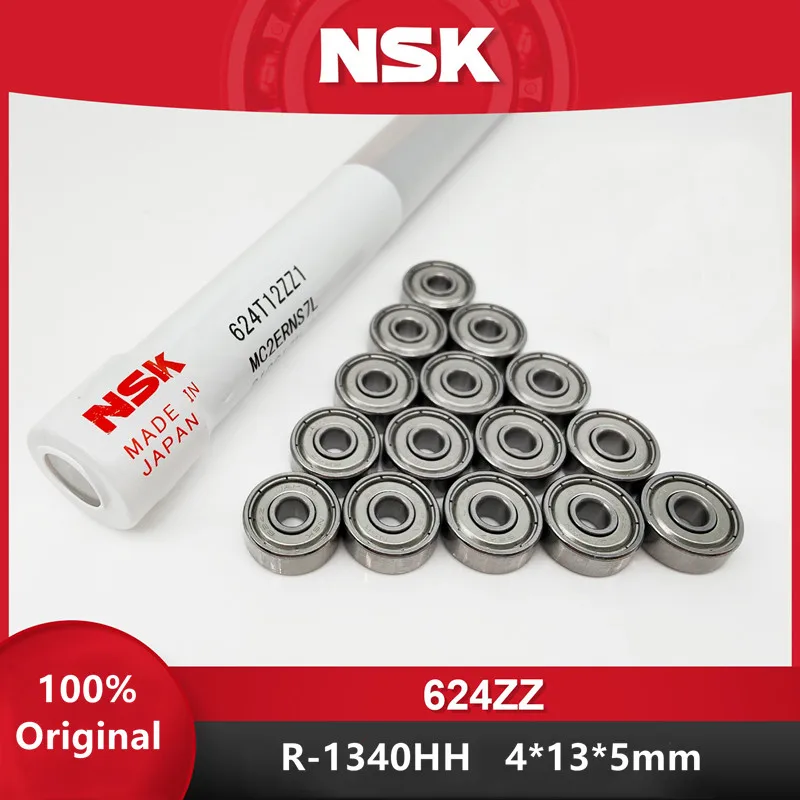 

Original NSK bearing 624ZZ 4*13*5mm R-1340HH Miniature ball bearings Wire cut bearing 624 624Z 1340 4x13x5 mm