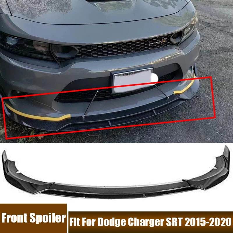 

For Dodge Charger SRT 2015-2020 4Pcs/Set Front Bumper Lower Lip Diffuser Spoiler Trim Cover Automotive Modification Accessories