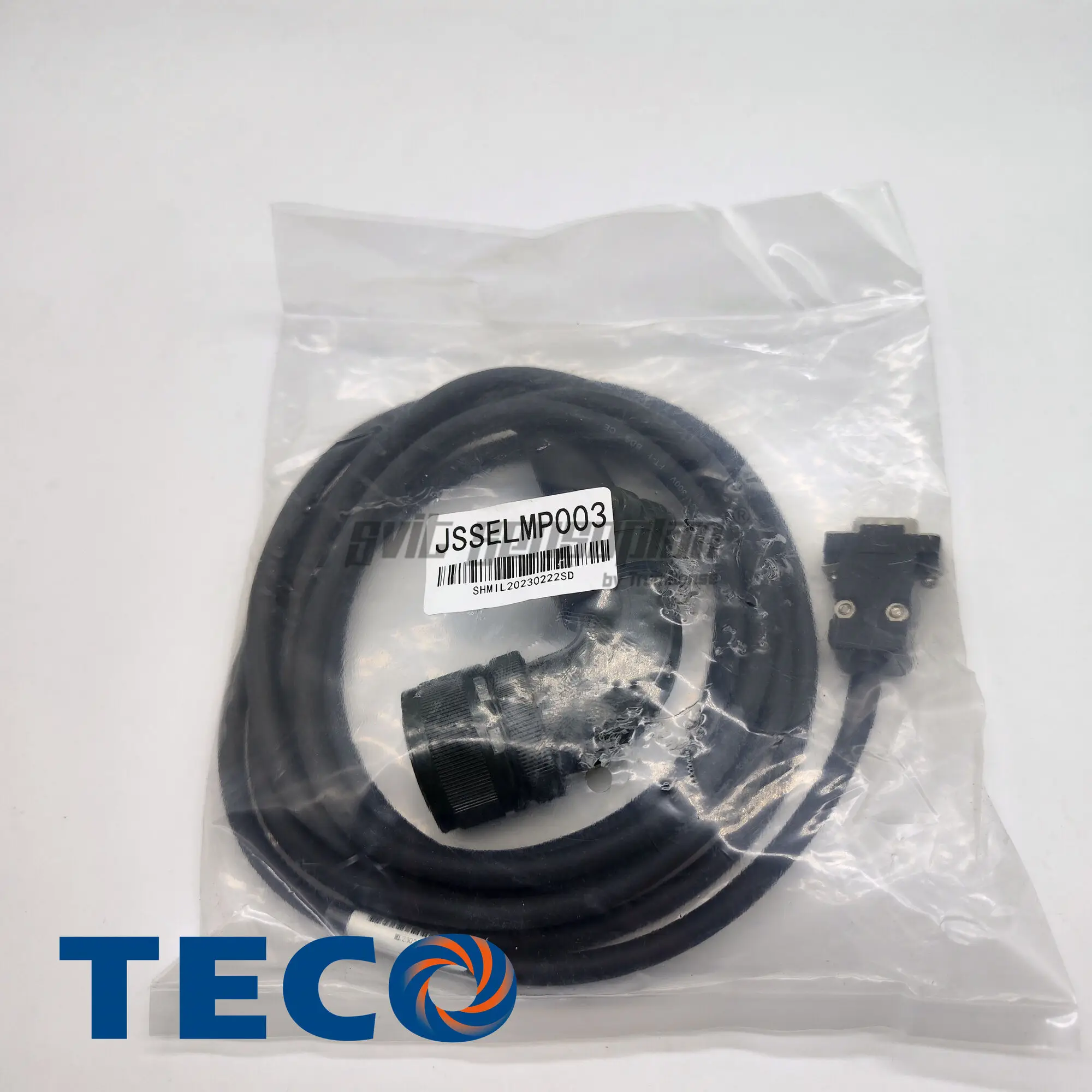 

100% Genuine TECO 3 Meter Length Encoder Cable JSSELMP003 Work With Servo Motor JSMA-PUC08ABA and Servo Drive JSDEP-20A