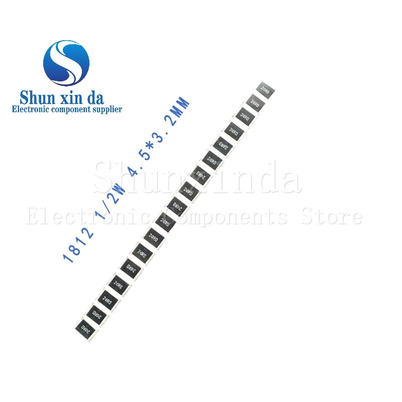 50 قطعة 5% 1812 مقاوم SMD 0R ~ 10M 3/4W 1 10 100 150 220 330 470 510 560 680 910 أوم أوم 1K 2.2K 10K 100K 1R 10R 100R 330R