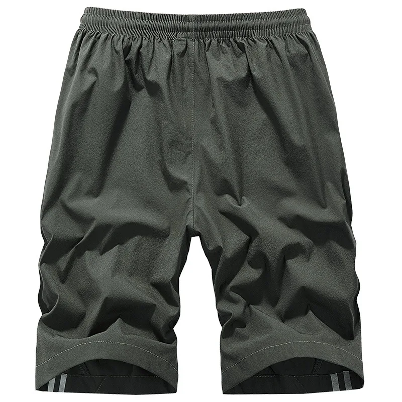 Summer New Shorts Men's Casual Shorts Loose Elastic Waist Sports Drawstring Five-point Pants Stretch Beach shorts for men