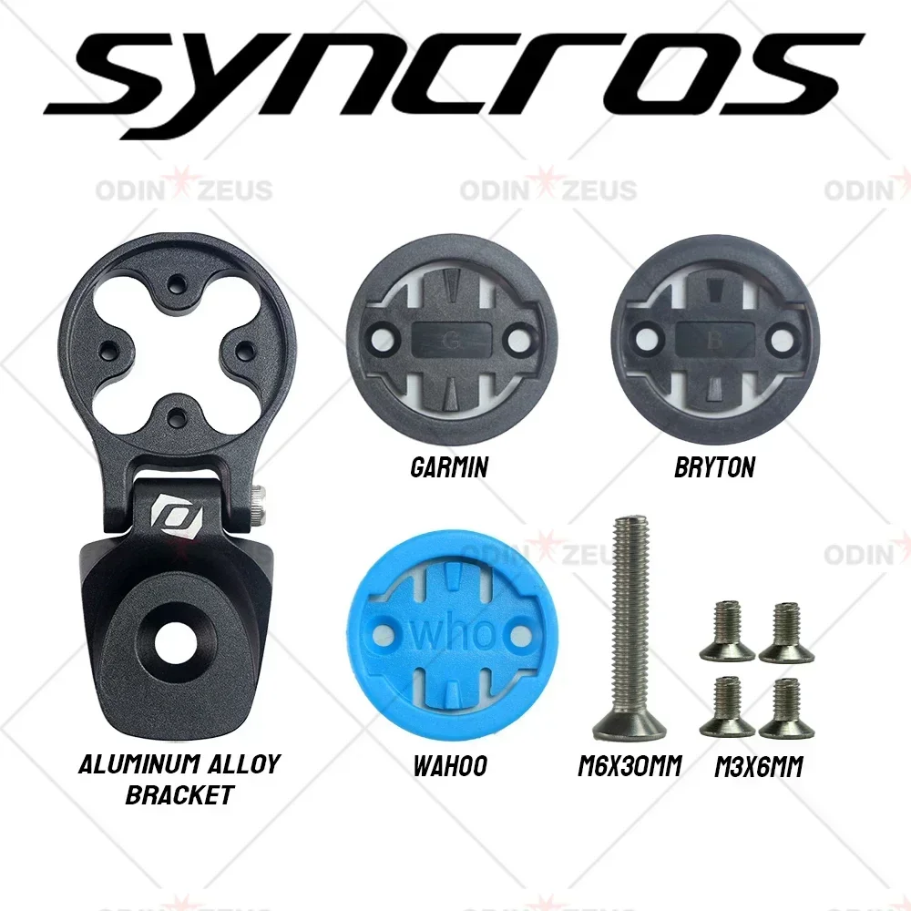 

Syncros bike Mount CNC Aluminum Bike Computer Stand Compatible with FRASER IC SL Series Handlebars And XC/DC/AN Series Aluminum