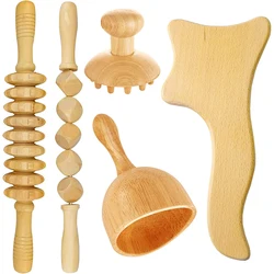 Maderotherapy Kit for Reductive Massage Mader Therapy Body Wood Therapy Complete Kit Professional Wood Therapy for Body Contour