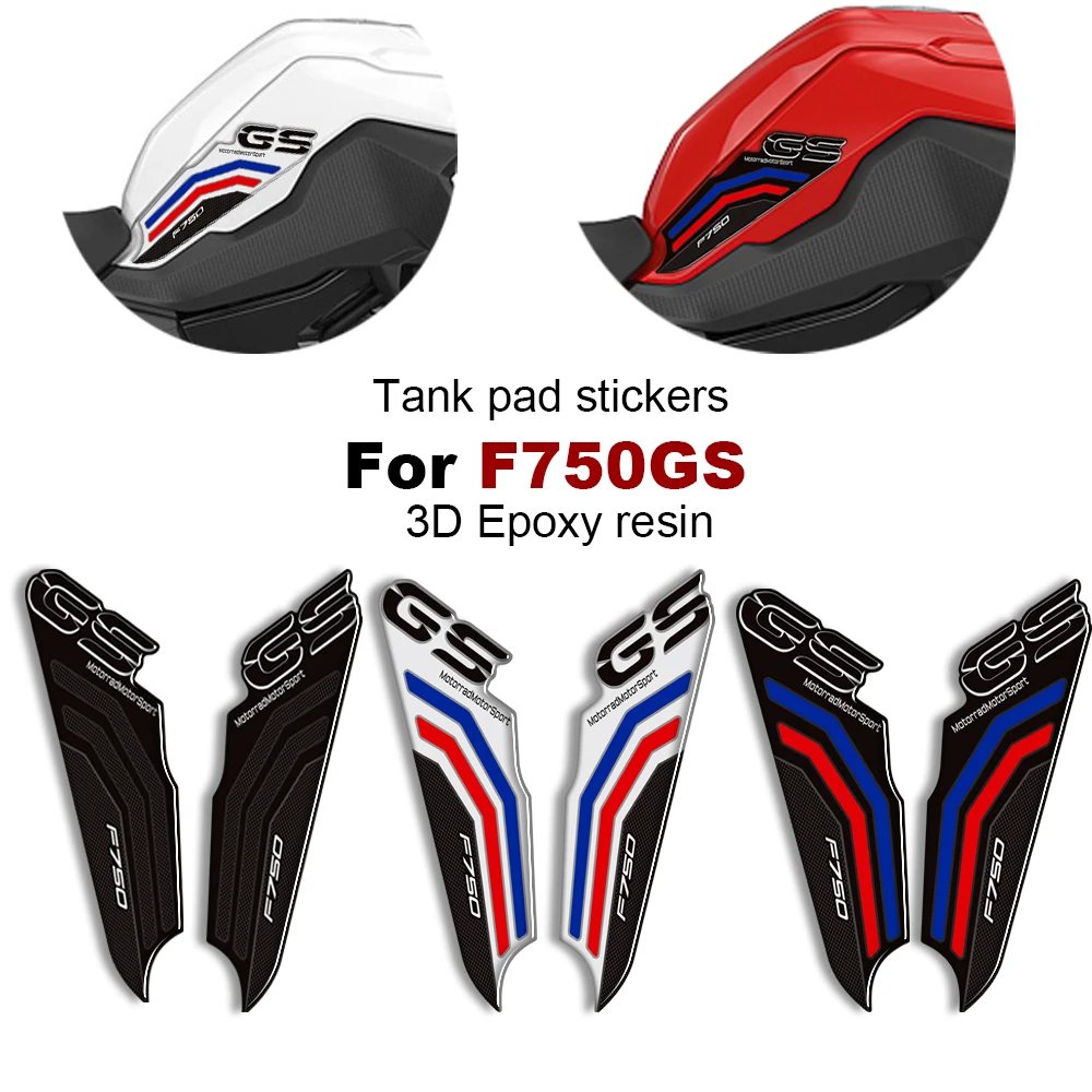 

Для BMW F750GS F750 F750 GS 2019 2020 2021 2022 2023 Новый комплект наклеек из эпоксидной смолы, защитная наклейка на топливный бак мотоцикла