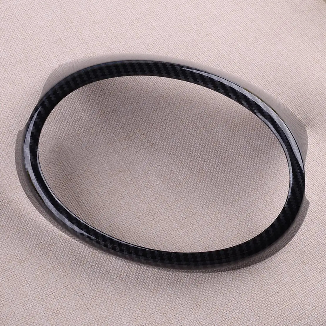 ألياف الكربون نمط الجبهة مصبغة شعار غطاء إطار الكسوة ديكور صالح لتويوتا RAV4 2019-2020