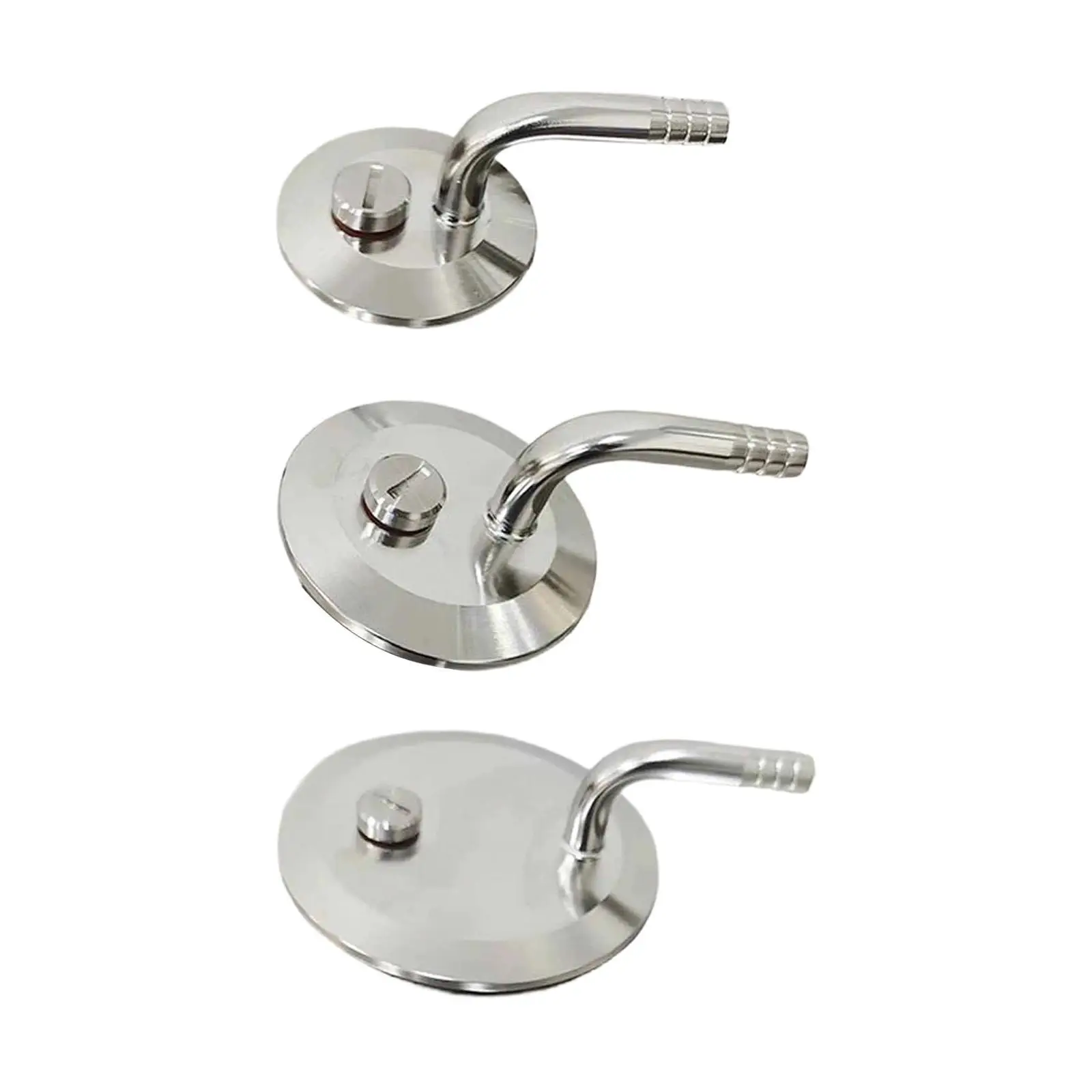 DIY Brewing Accessory 304 Stainless Steel Clamp Transfer Fitting Ball Convert Lid with PRV Valve for Home Fermentation