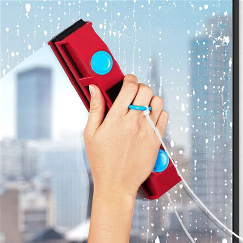 Magnetic Window Cleaner Double-side Window Cleaning Brush Household Wiper High-Rise Anti-Falling Glass Cleaning Tool