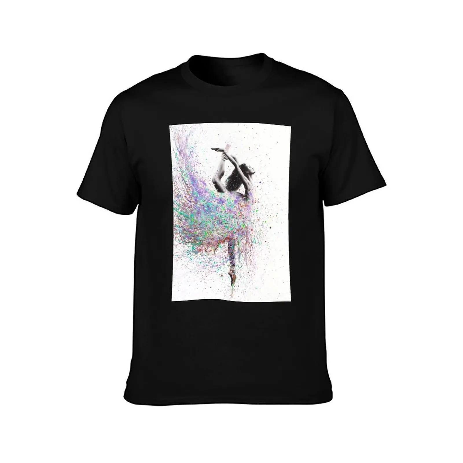 Opal Dance T-Shirt, Summer Casual Cotton Tee, Oversized Streetwear Tops, Vintage Graphic Print, Loose Fit Short Sleeve