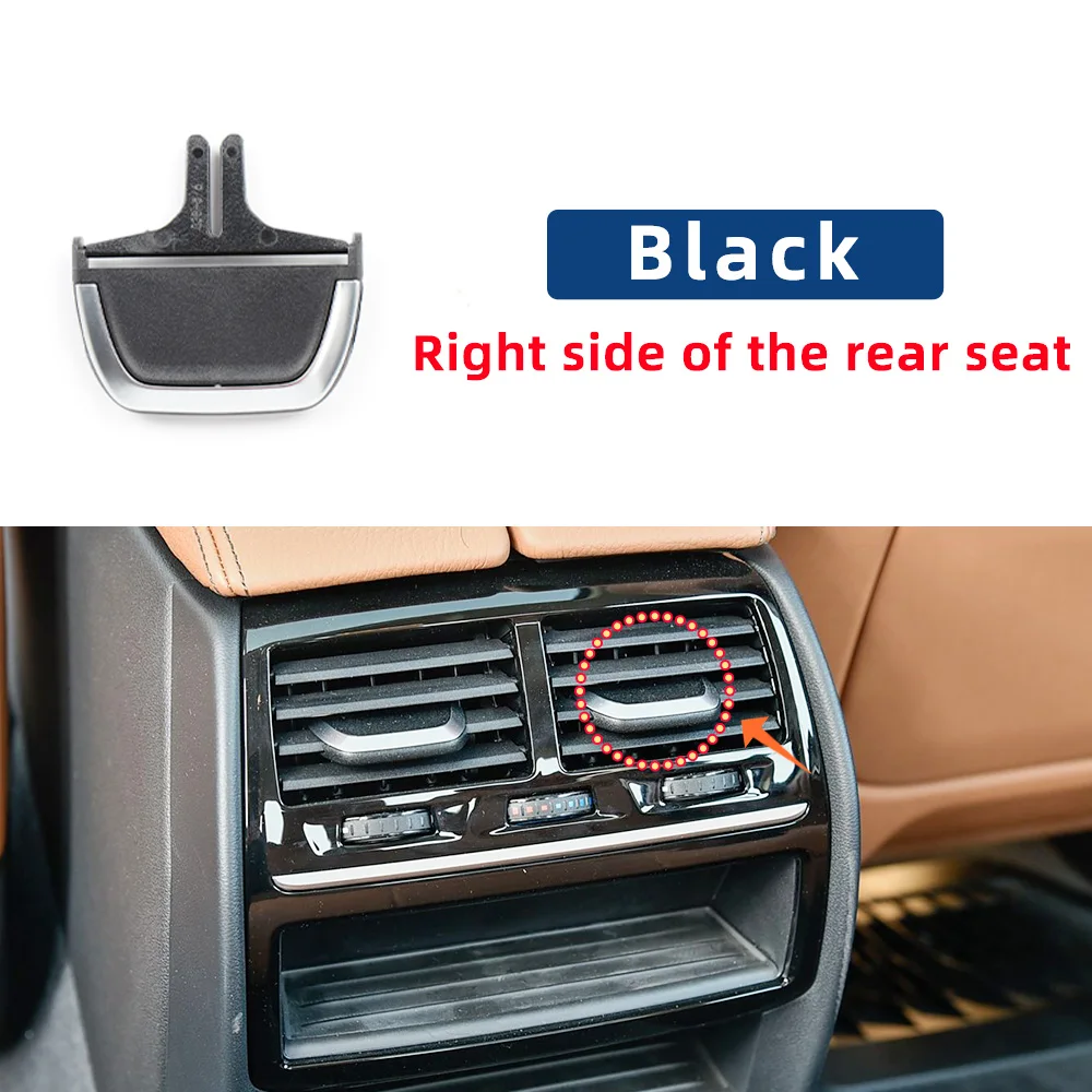 

Зажим для решетки вентиляционного отверстия переменного тока, слайдер автомобиля спереди и сзади для BMW 5 6 M5 серии G30 G31 G38 G32 F90, замена 64229330687