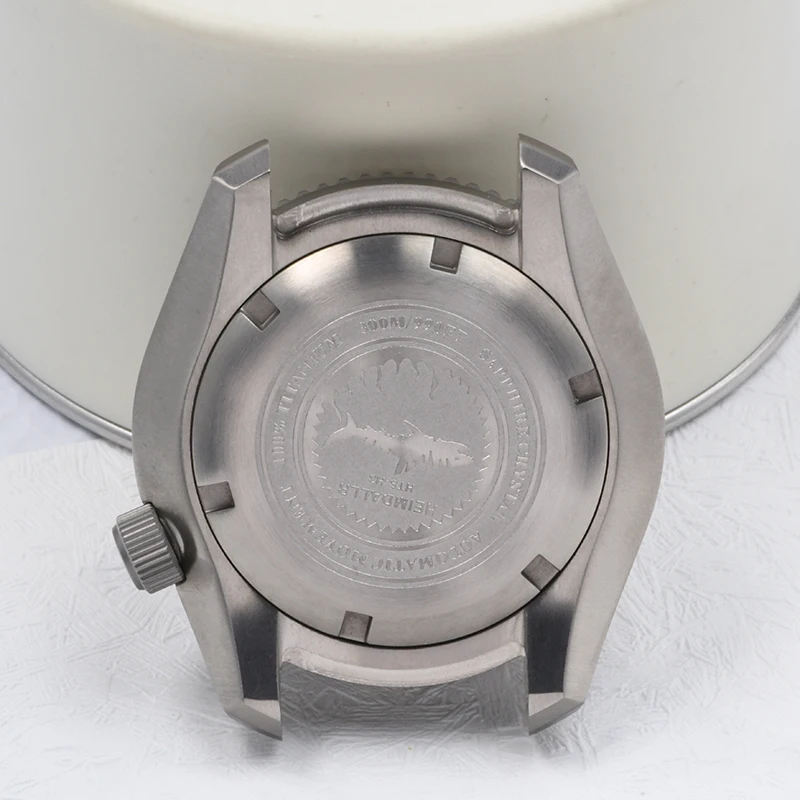 MM300 Titanium Watch case super Luminous Sapphire glass Diving watch case for NH35/NH36 fits Seiko Automatic Movement Watch mod