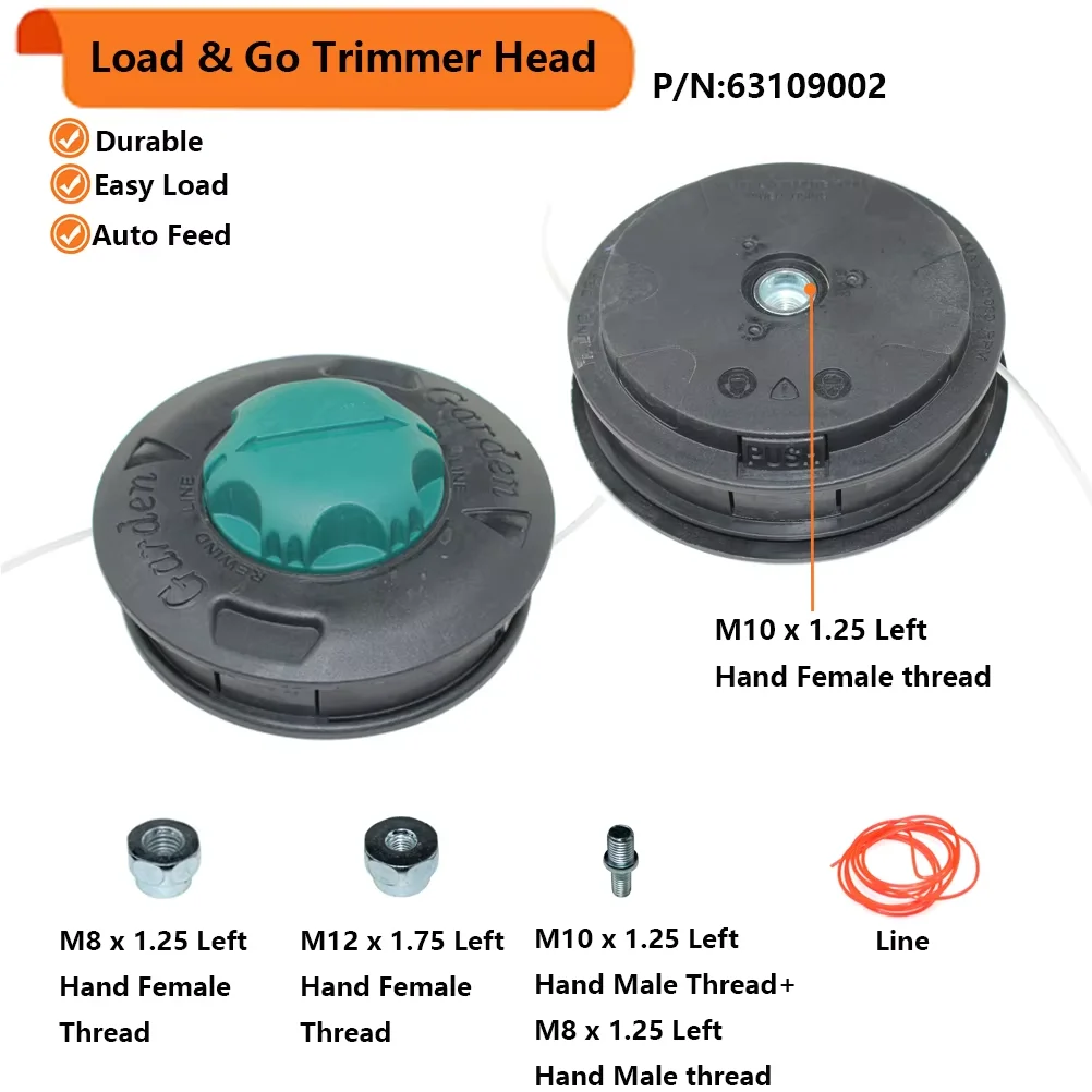 Trimmer Head for Stiga TB23 BJ250 BJ325 BD345 SB22 SB25 SB26 SB27 SB28 SB29 SB30 S32 SB33 SB34 SB35 SB43 SB44 SB51