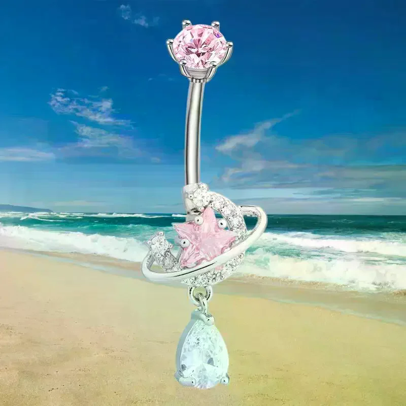 Crystal Zircon Universe Dangle - Body Jewelry Universe recension och pris