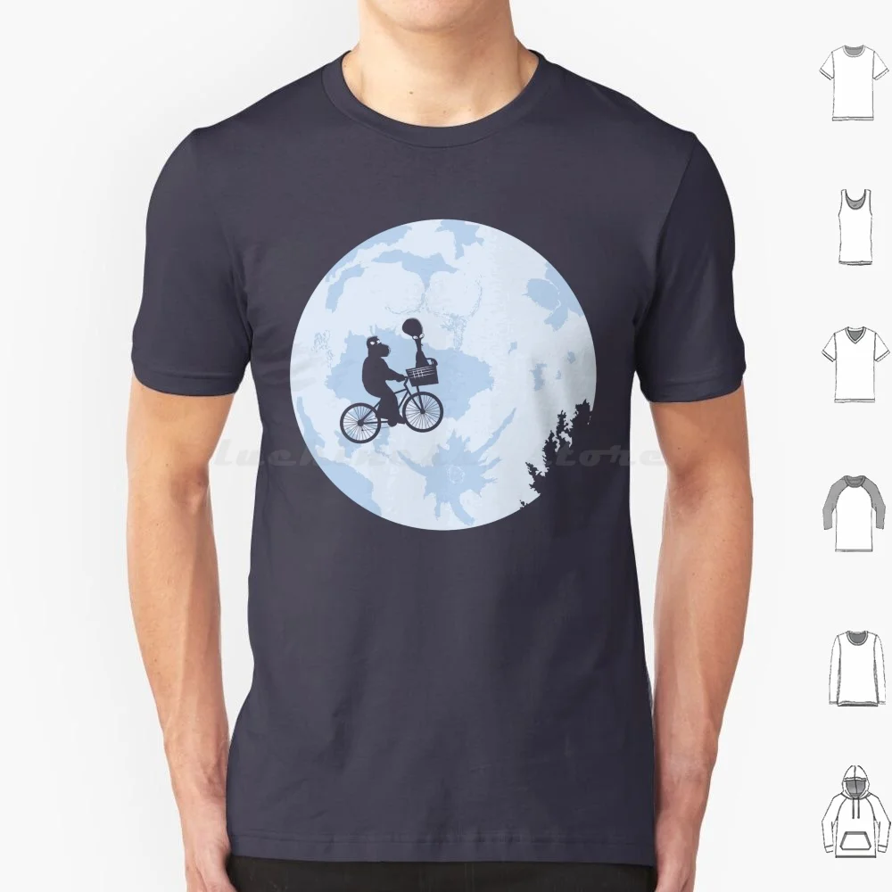 Go Home Roger! T Shirt 6Xl Cotton Cool Tee Et Movie Tv Mash Up Vector Navy Pop Culture Funny Roger Moon Bike Piercek25