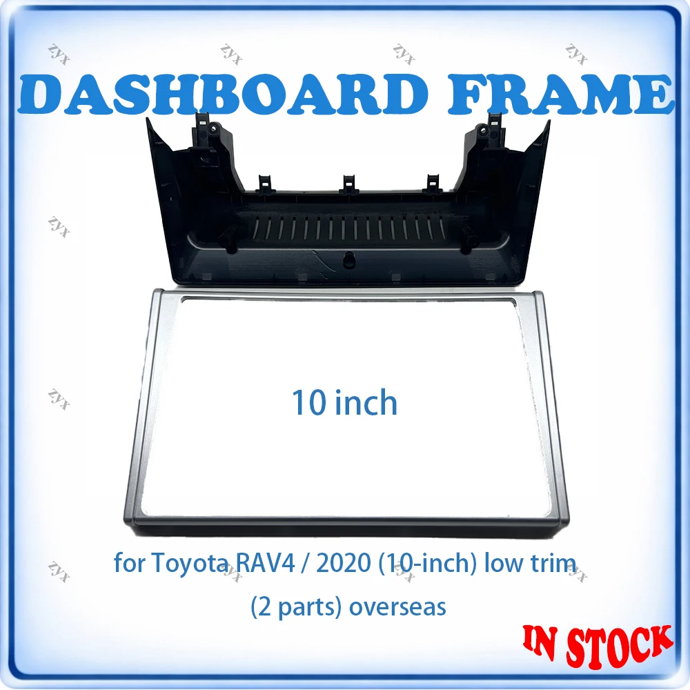 

Car Radio Fascia Frame 2 pcs For Toyota RAV4 2020 10 inch Low Trim Overseas Version Wiring Harness Power Cable