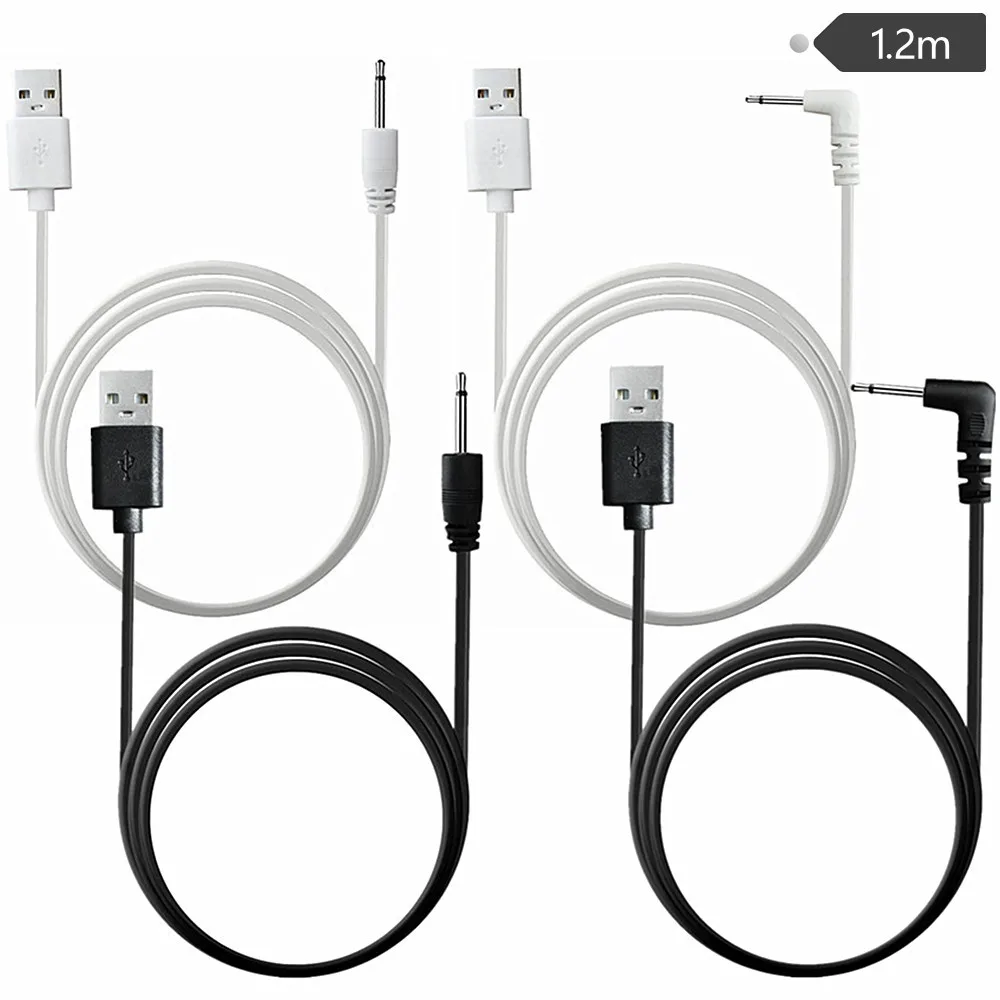 Replacement DC Charging Cable 2.5mm USB Adapter Cord Fast Charging Cord, Great for Most Wand Massager 1.2m