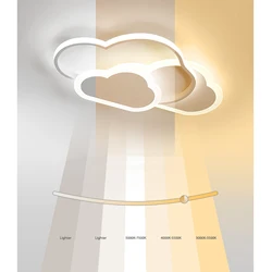 Wolke LED Deckenleuchte 52x31x6cm 22