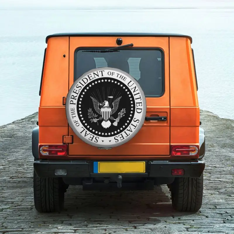 Seal Of The President US Spare Wheel Tire Cover for Toyota Prado American USA Election Jeep RV SUV 4WD 4x4 Vehicle Accessories