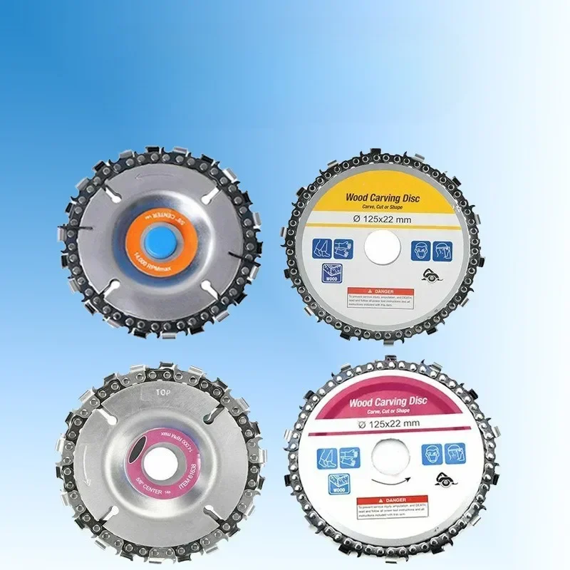 

Tool Parts Angle Grinder Chain Disc 4-inch 22 Tooth Saw Blade Wood Plastic Bamboo Slotting Cutting Blade Cutting Angle Grinder