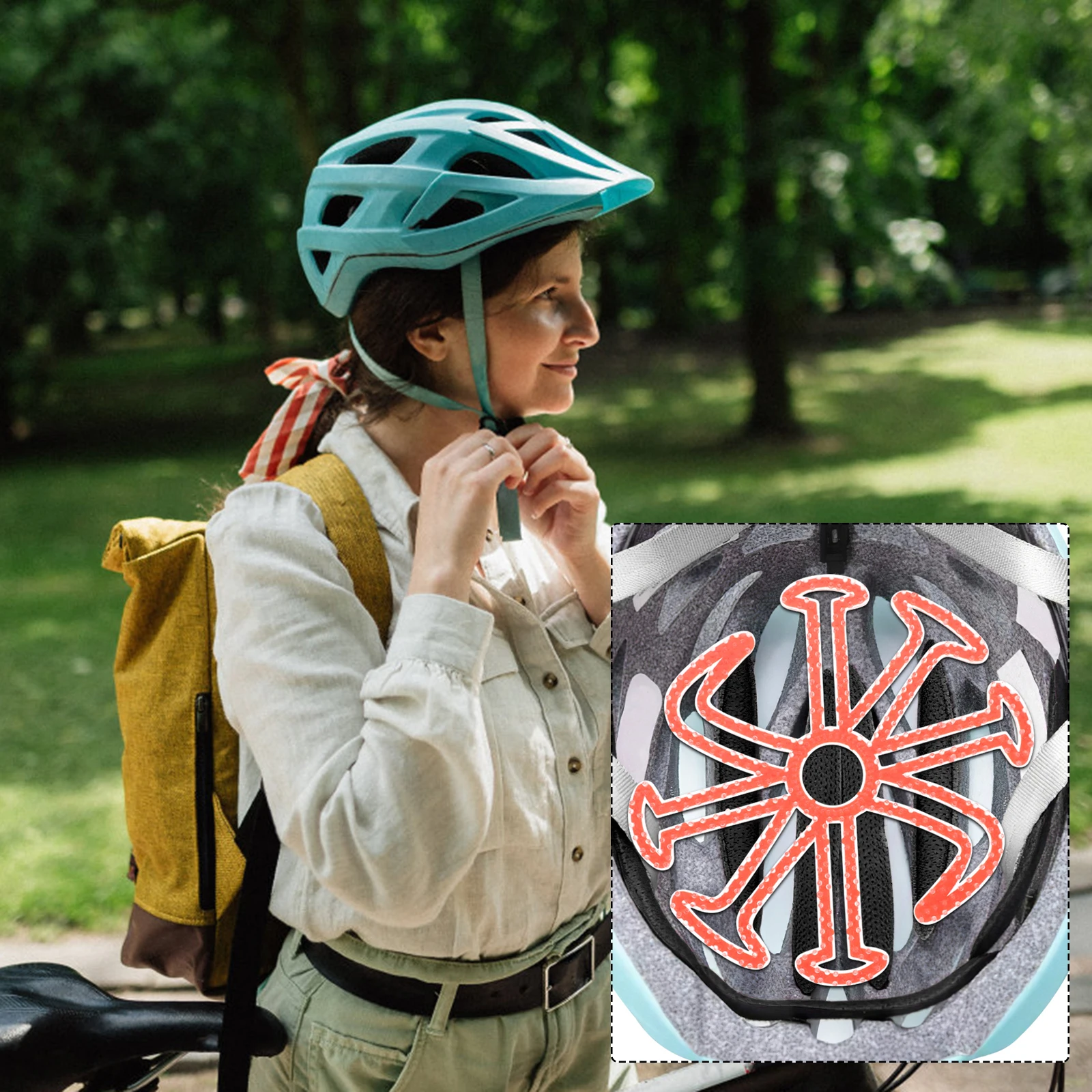 

Silicone Inner Pad Comfortable Breathable Riding Accessories Lightweight Wear Resistant Lining Mat Bike Protector Insert