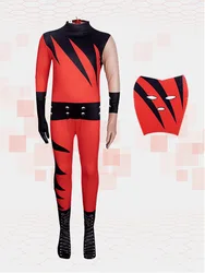 WWE superstar wrestler cos tight fitting clothing Halloween children's jumpsuit cosplay clothing Kane