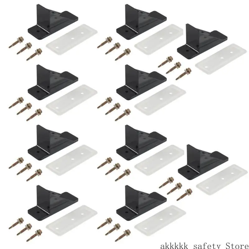 

XXFF Complete Snow Guard System Suitable For Metal Roofs Including Sealing Gaskets And Easy Install Secure Screws 10Piece/Set