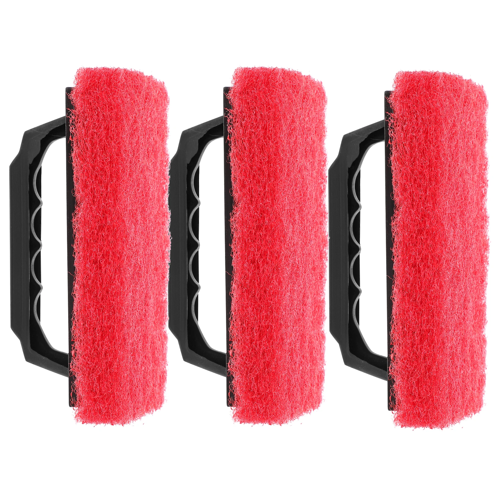 3pcs Screen Ink Remover Wear Resistant Pp Material Compact Practical Cleaner Accessory Supplies Scrub Pad Screen Printing