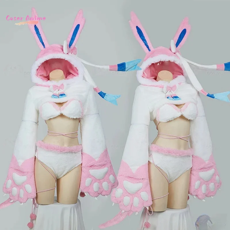 

Костюм для косплея Sylveon Nymphali Feelinara для Хэллоуина, Рождественского фестиваля, вечеринки, повседневные модные ролевые костюмы