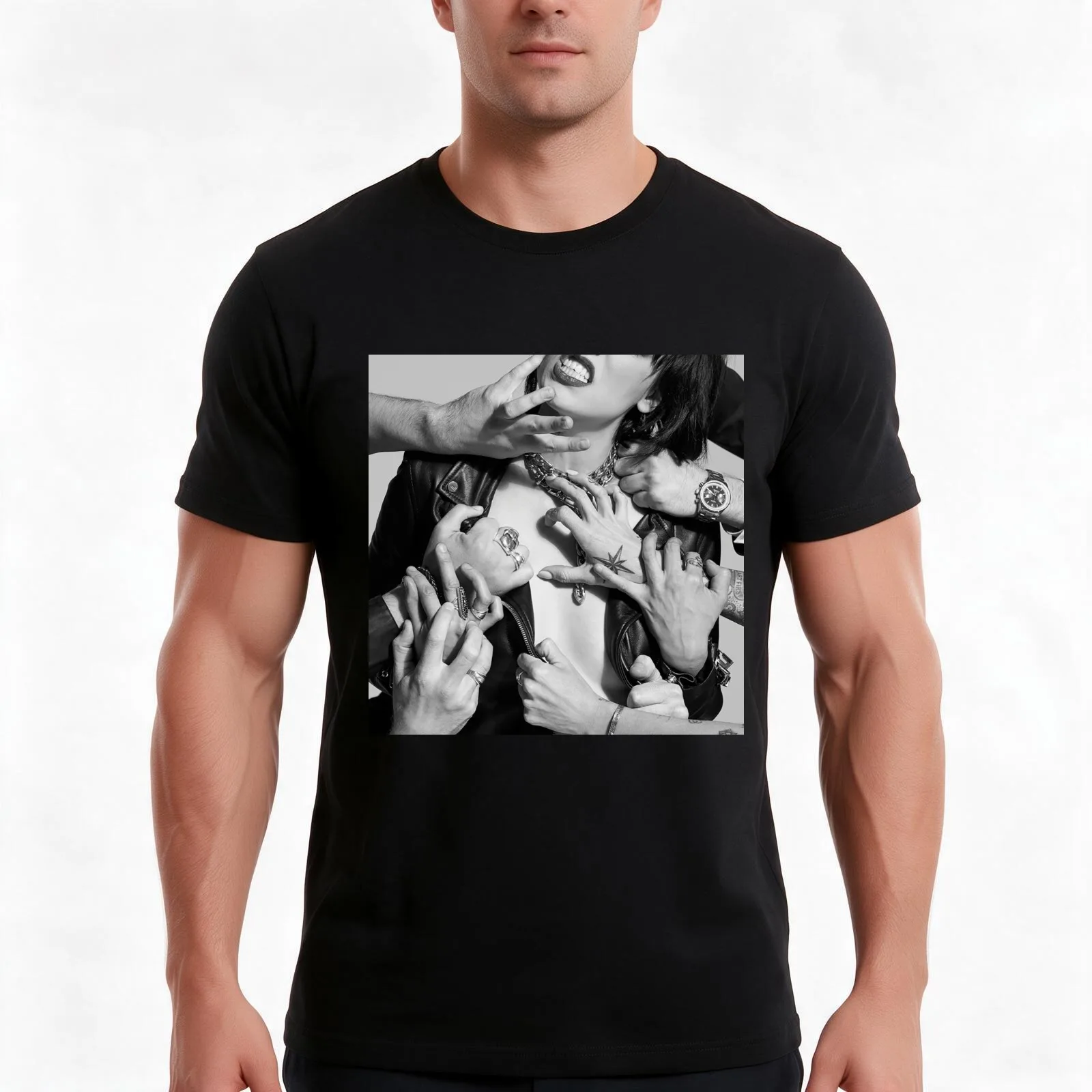 Halestorm vicious T-Shirt Summer Casual Cotton Tee Oversized Streetwear Tops Vintage Graphic Print Loose Fit Short Sleeve