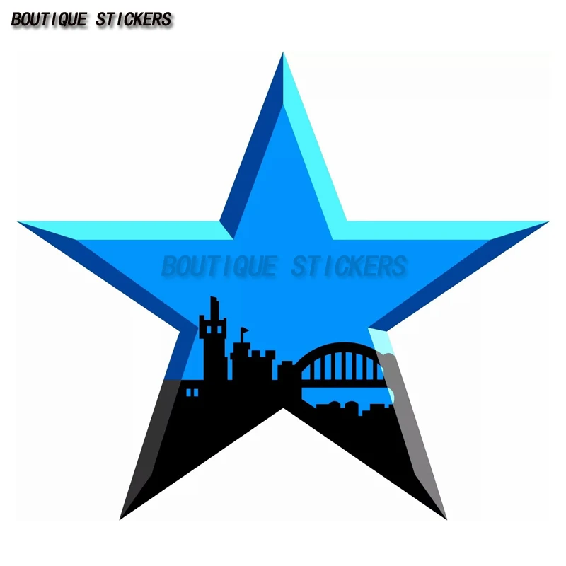 

Geordie Star Vinyl Sticker window car laptop decal Newcastle Toon army tyne side