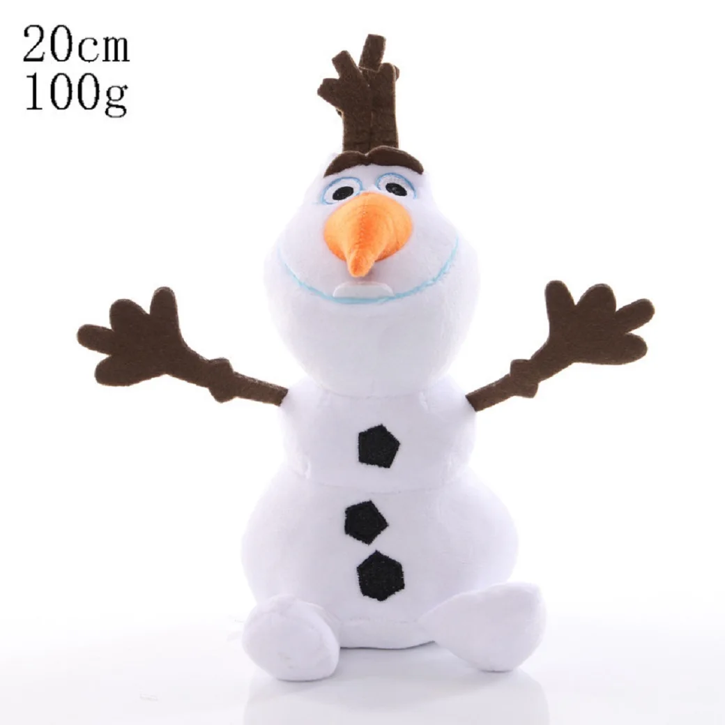 Películas calientes de Disney, muñeco de nieve de peluche de Frozen Olaf, muñecos de peluche de dibujos animados, Juguetes Brinquedos Juguetes para niños, regalos de navidad