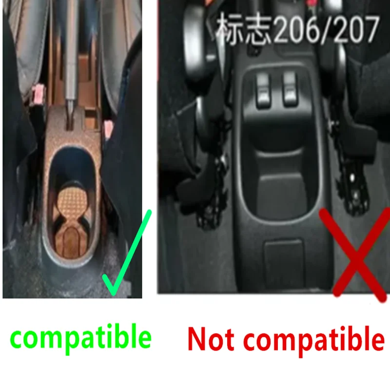 For Peugeot 207 Armrest Box for Peugeot 207CC Car Armrest Box Central Storage Box Interior Dedicated Retrofit Car Accessories