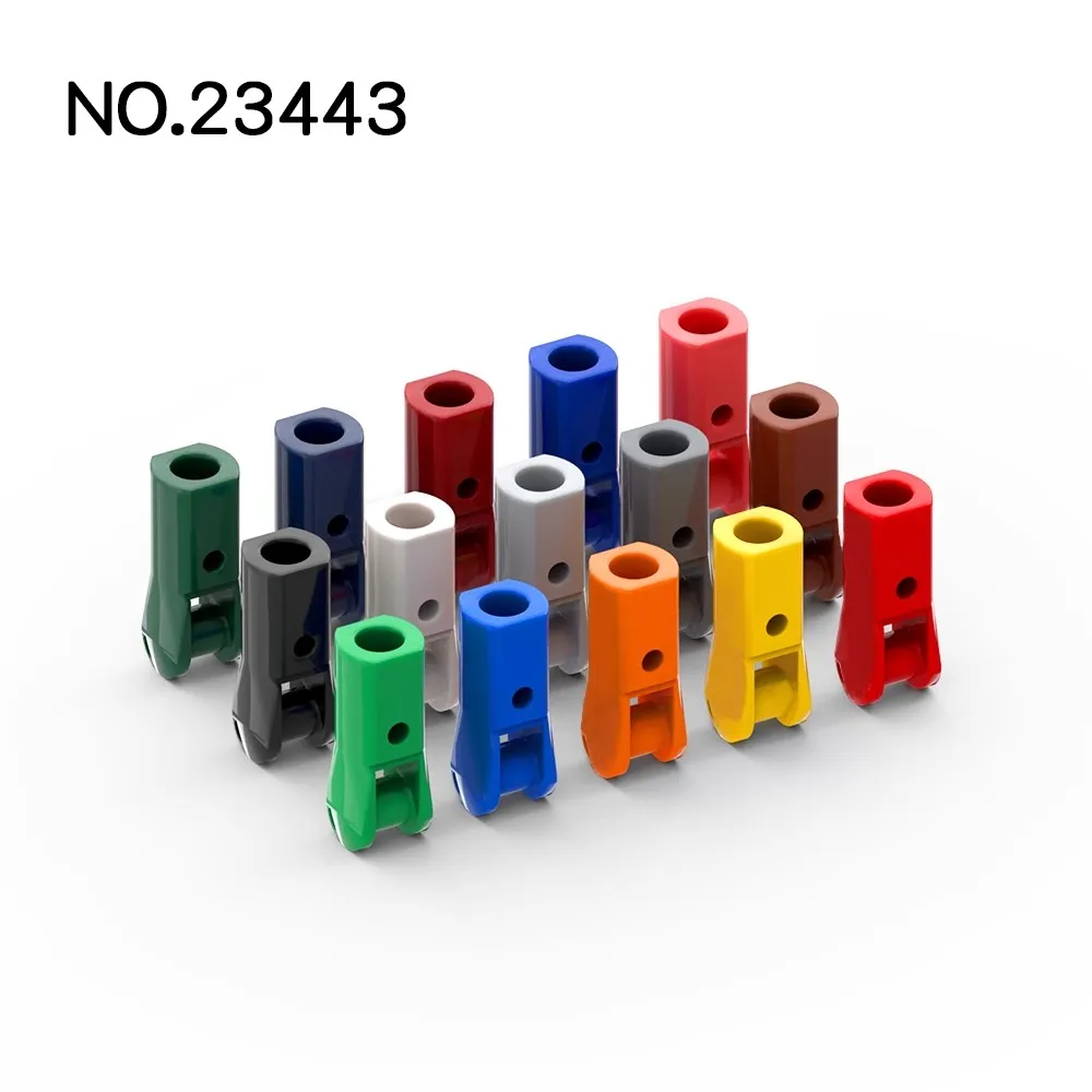 20pcs MOC Compatible Assembles Particles 23443 49755 Bar Holder Thick with Handle Building Blocks Parts DIY Educational Tech Toy