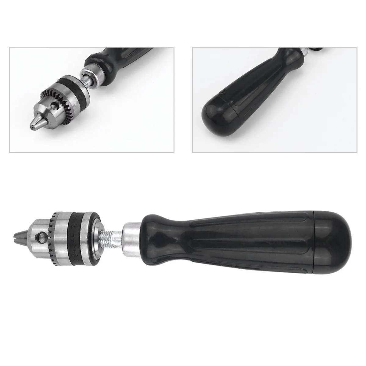 7 قطعة دبوس الحفر اليد ملزمة مجموعة تشاك مفتاح الخشب مجوهرات من مادة الراتنج ABS مقبض عدم الانزلاق صلابة عالية الحفر اليدوي