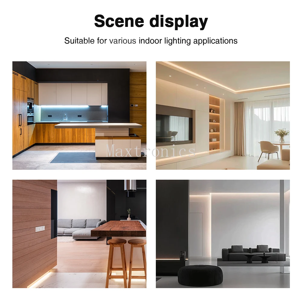 GLEDOPTO 2.4G RF LED de contrôle GL-C-214 7 Modes dynamiques 800 Pixels GL-RC-006Z télécommande 6zone pour bande LED double couleur WS2811 2812B