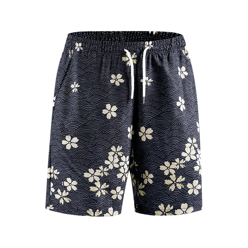 

New Male Breathable Shorts Summer Casual Shorts Men Korean Style Fashionable and Versatile Beach Pants Trendy Printed Shorts