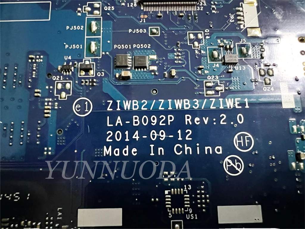 ZIWB2 LA-B092P для ноутбука lenovo B50-70 B50-80, материнская плата с процессором 2957U 3205U 3558U 3825U I3 I5 I7 UMA, 100% протестировано хорошо
