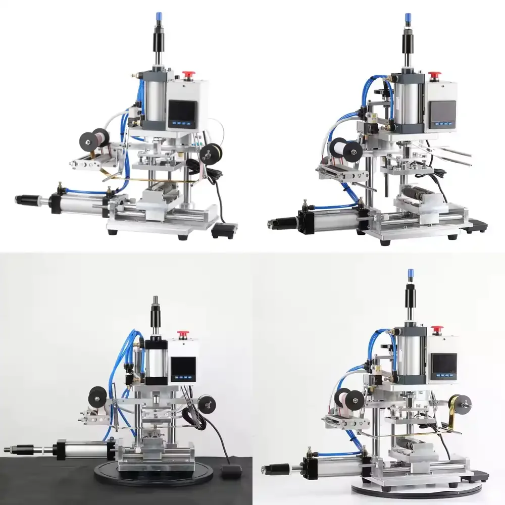 

Vnica Semi-Automatic Gold Hot Foil Stamping Machine Date Number Printing for Bottles Labels Tags with Coding Function