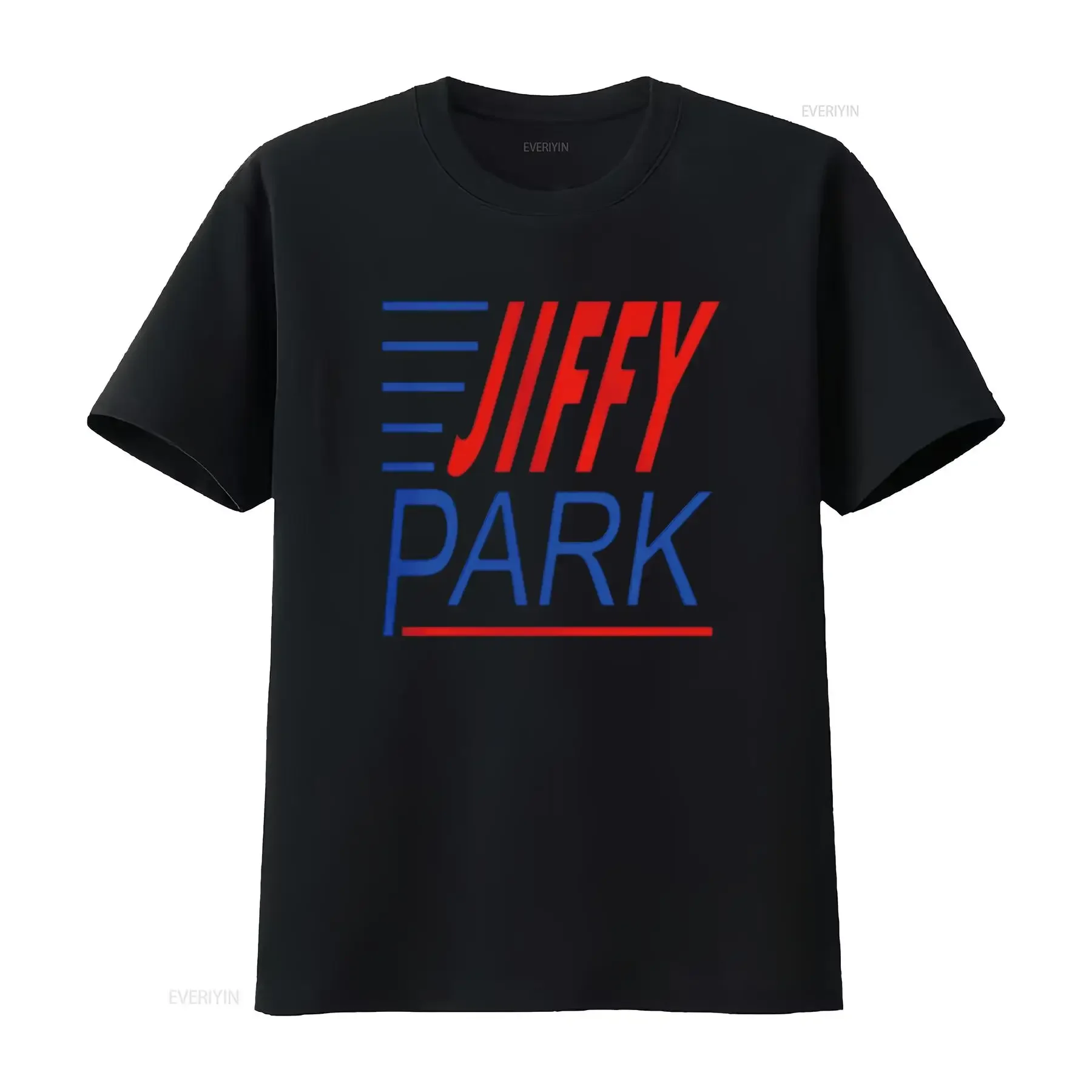 قميص رجالي Jiffy Park White T 100 قطن X كبير عتيق برسومات مغسولة ممتدة ومريحة مصممة ملابس أنيقة