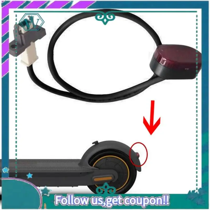 

AA92-Electric Scooter Tail Light Warning Lamp LED Rear Light For Ninebot MAX G30