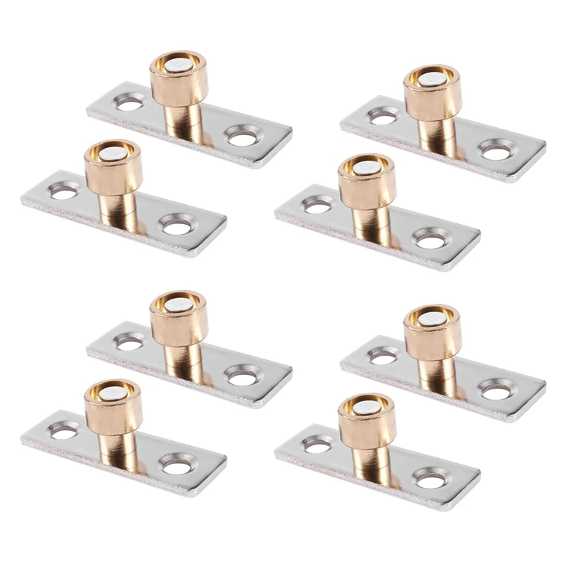 Guide de porte marketen bois de 12mm de diamètre, butée de localisation en métal, 8 pièces