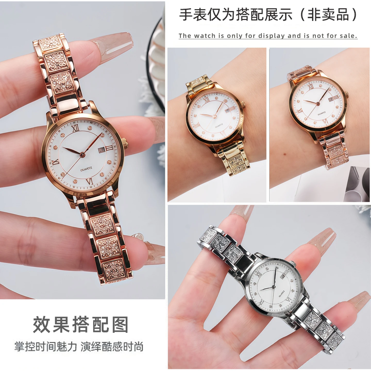 Cinturino per orologio in acciaio inossidabile per cinturino per orologio Fiyta Flower Language Series da donna LA802008LA805006 Bracciale in acciaio da 14 mm per qualsiasi marca