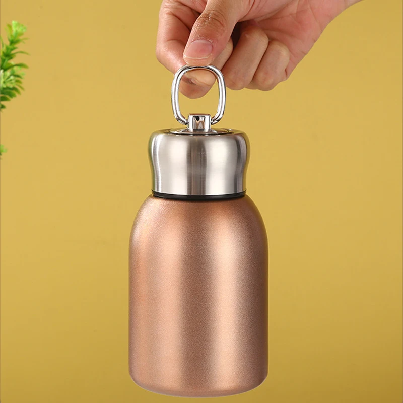 1pc 300ml Insulated Stainless Steel Travel Mug - Keeps Drinks Hot Or Cold for Hours - Perfect for Camping and Travel.