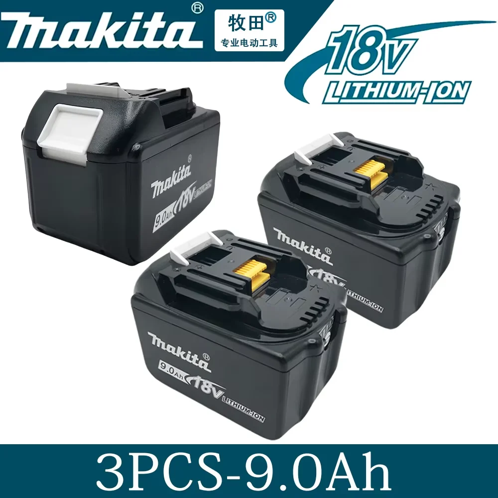 Original Makita battery 18V 9.0Ah BL1830B BL1850B BL1850 BL1840 BL1860 BL1815 replaces lithium battery