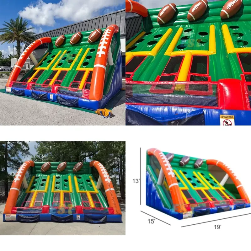 Inflatable Football Shooting Game Cheap Price Kids Fun Inflatable Ball Games Party Rental PVC Sport Football Games