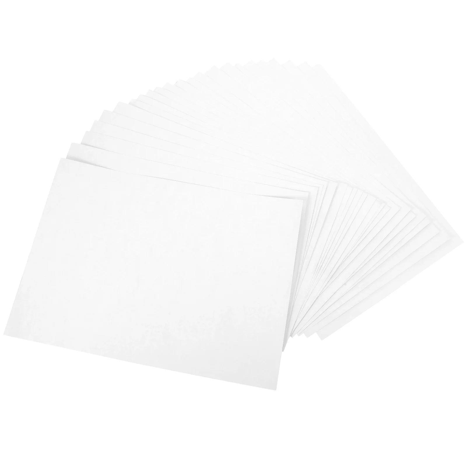 50pcs Blank Sticker Paper Marking Labels A4 Kraft Self Adhesive Printable Copy Paper Filing Products Sticker Sheets